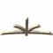Ekena Millwork Davenport Rough Sawn Timber Gable Bracket, Douglas Fir, 84"W x 35"H x 4"D x 4"F, 10/12 Pitch GBW084X35X0404DAV00RDF - alternate 5